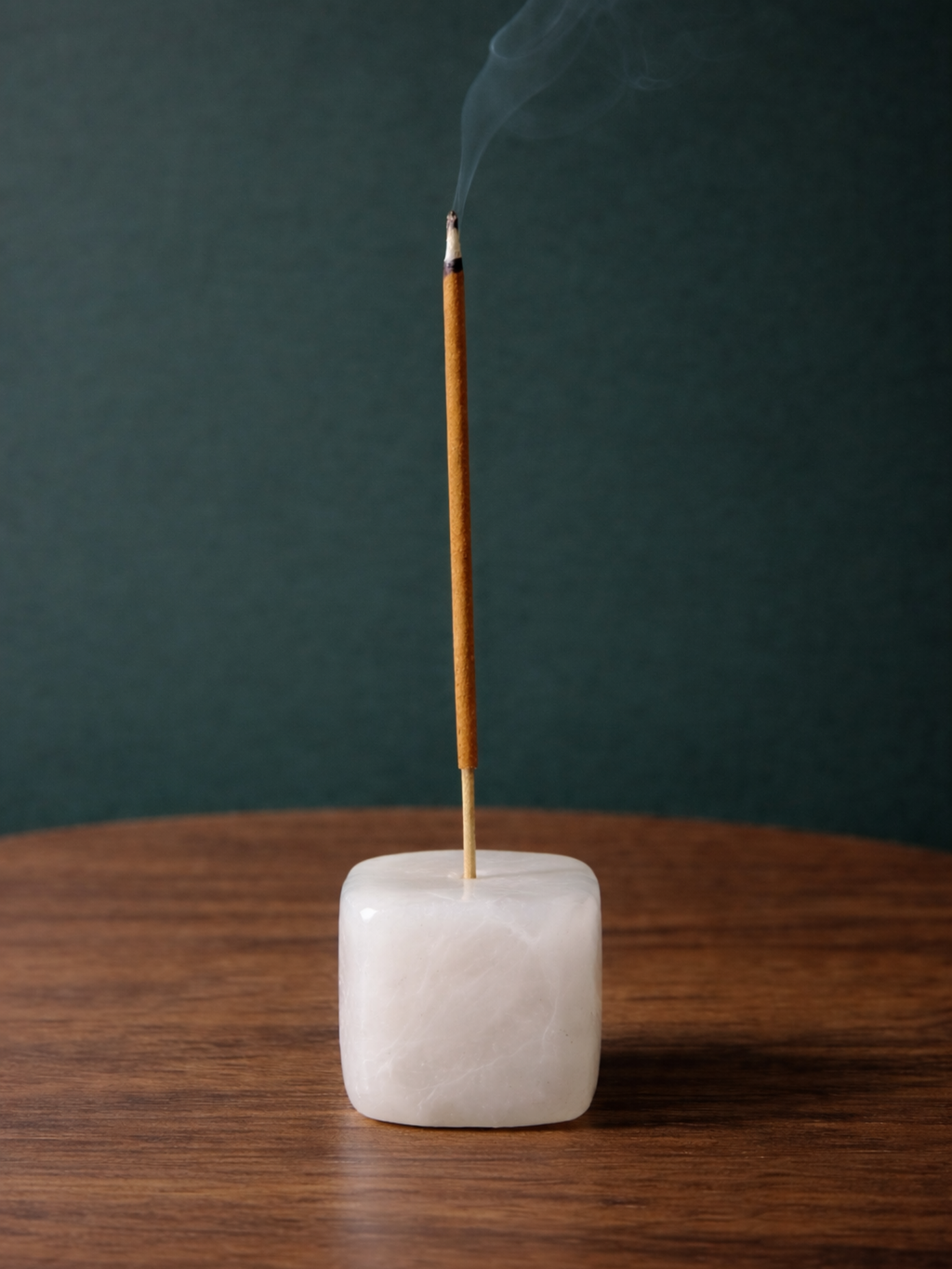 Crystal incense holder