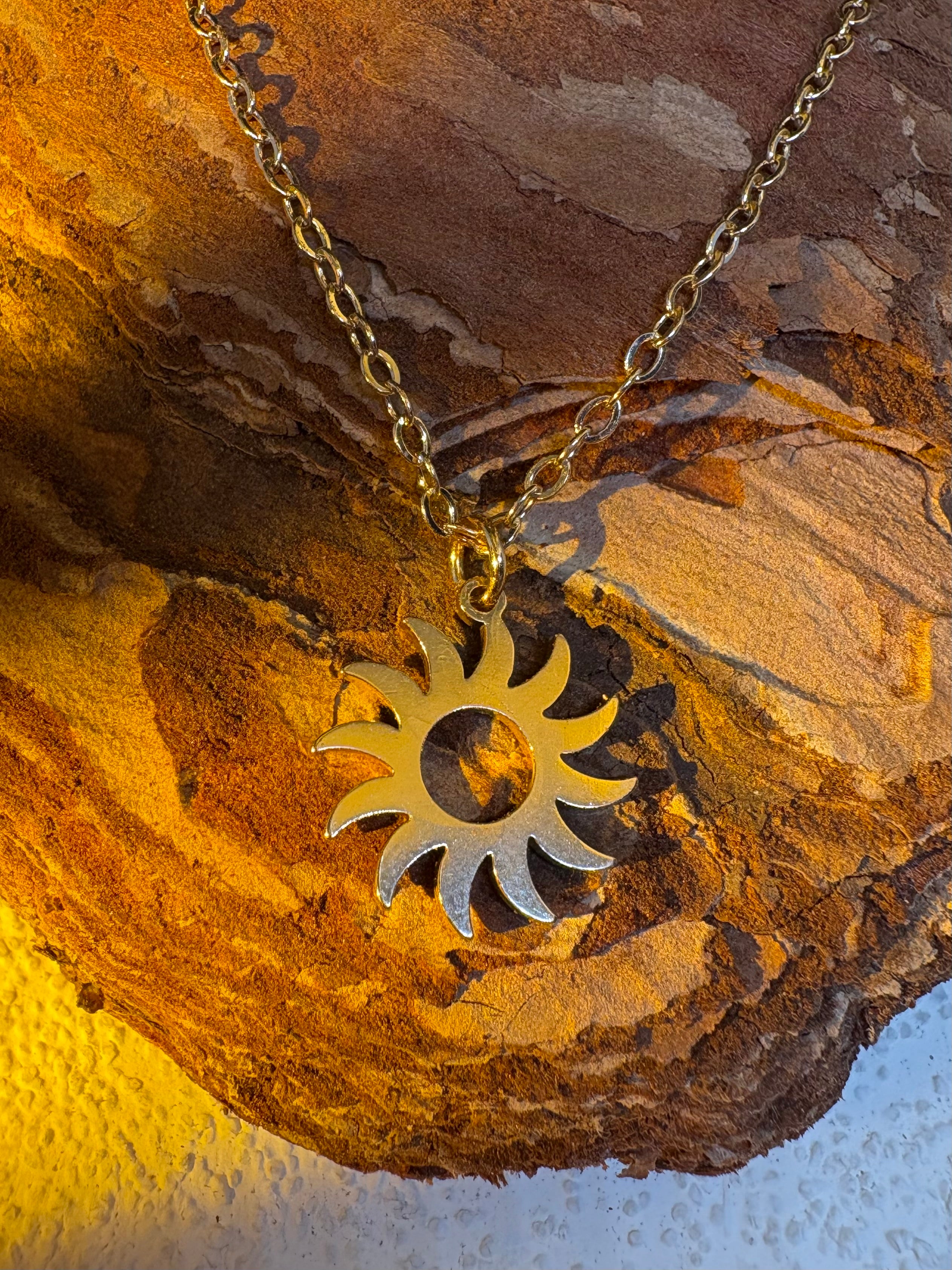 Sun necklace