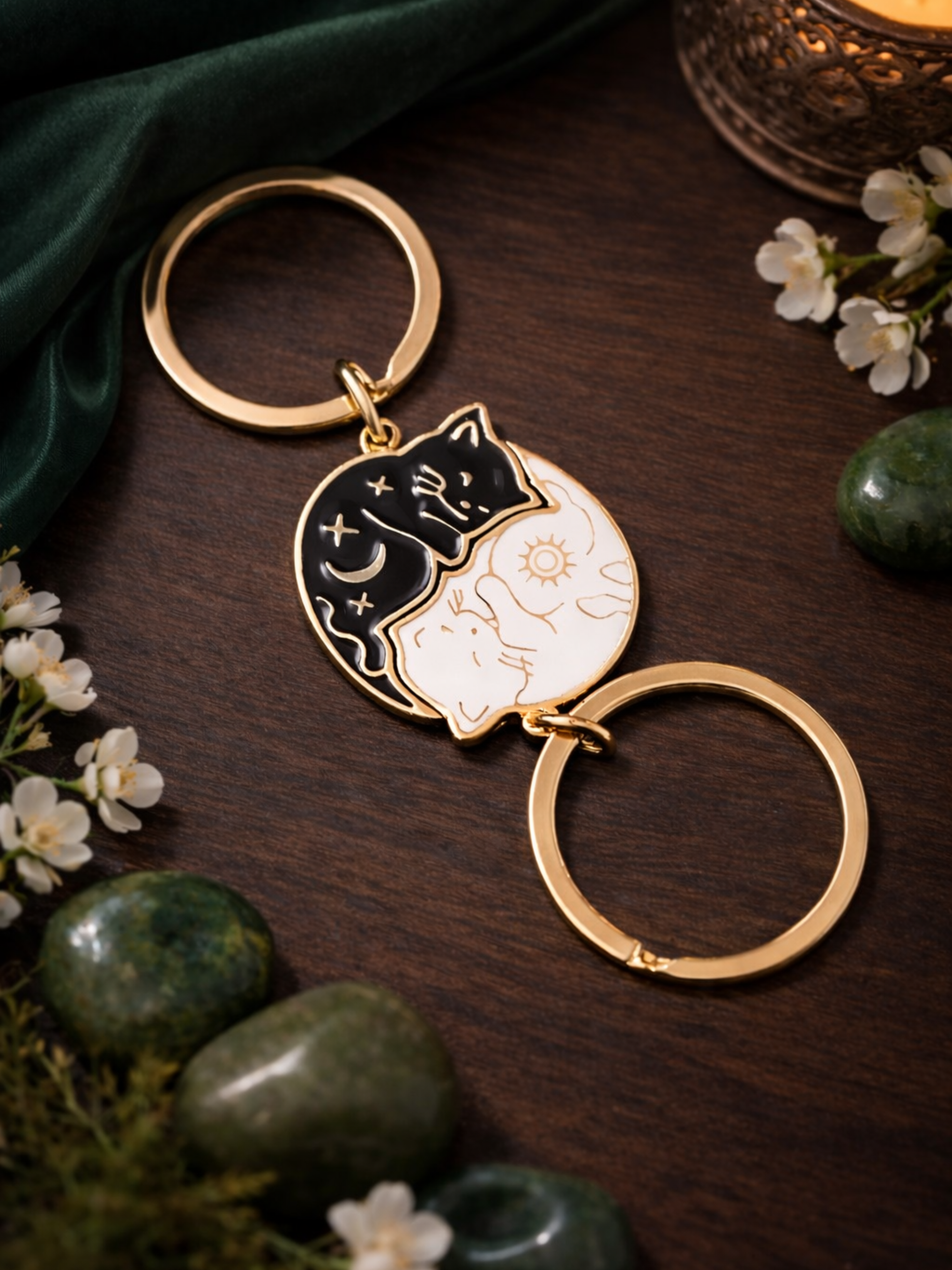 Cosmic Cats Keyrings