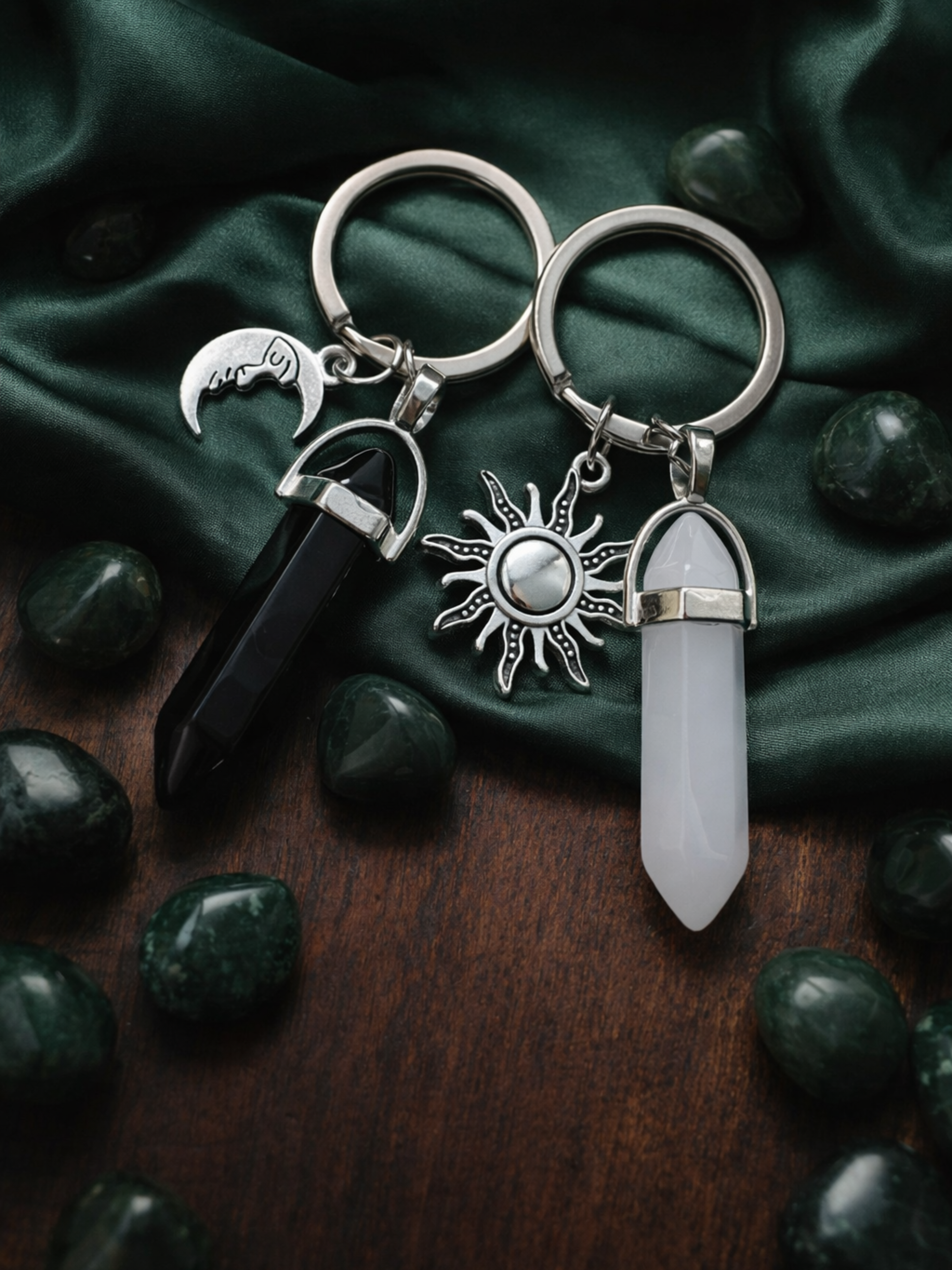 Cosmic Crystal Keyrings