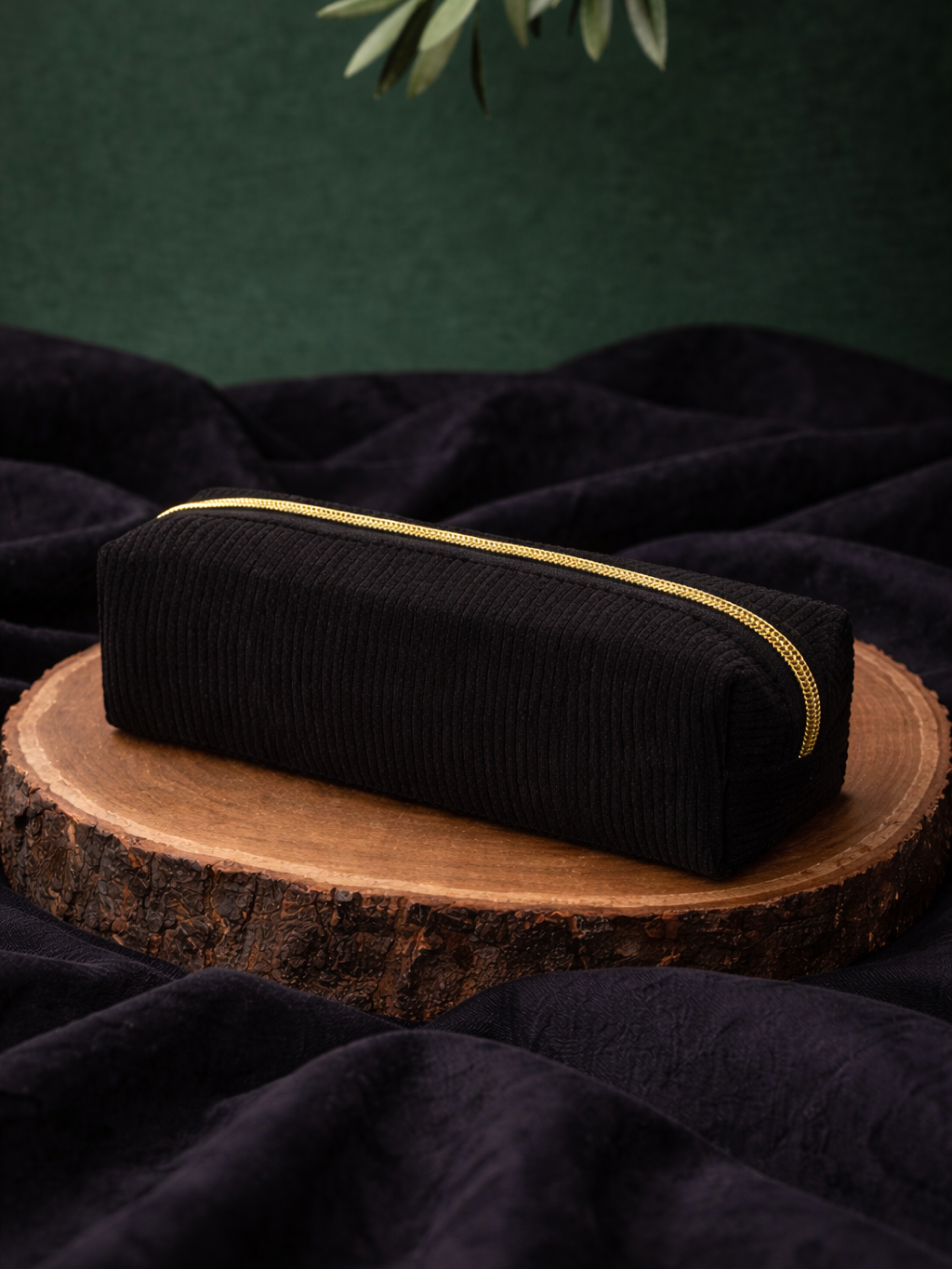 Ribbed Pencil Case