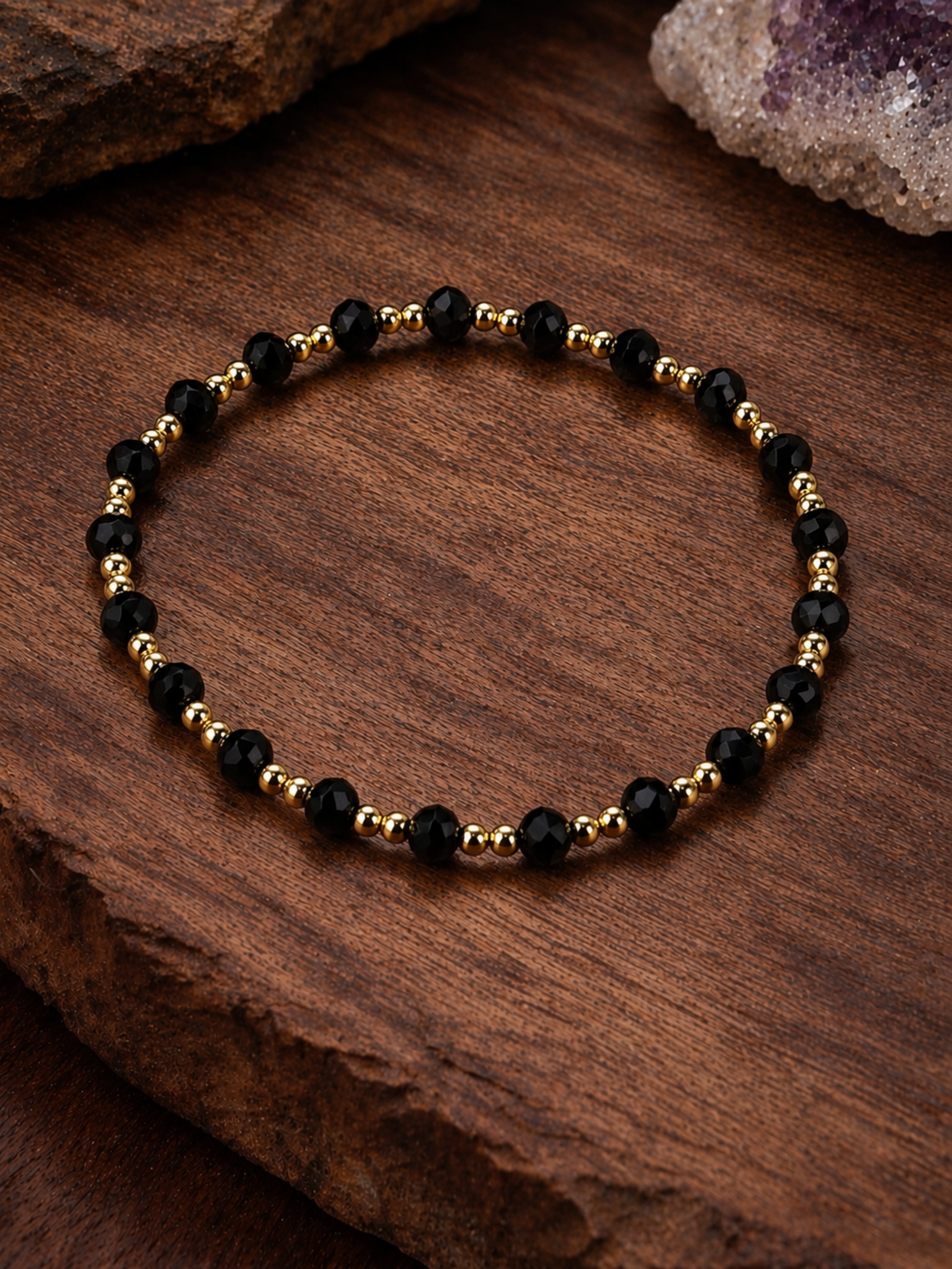 Midnight Beaded Bracelet
