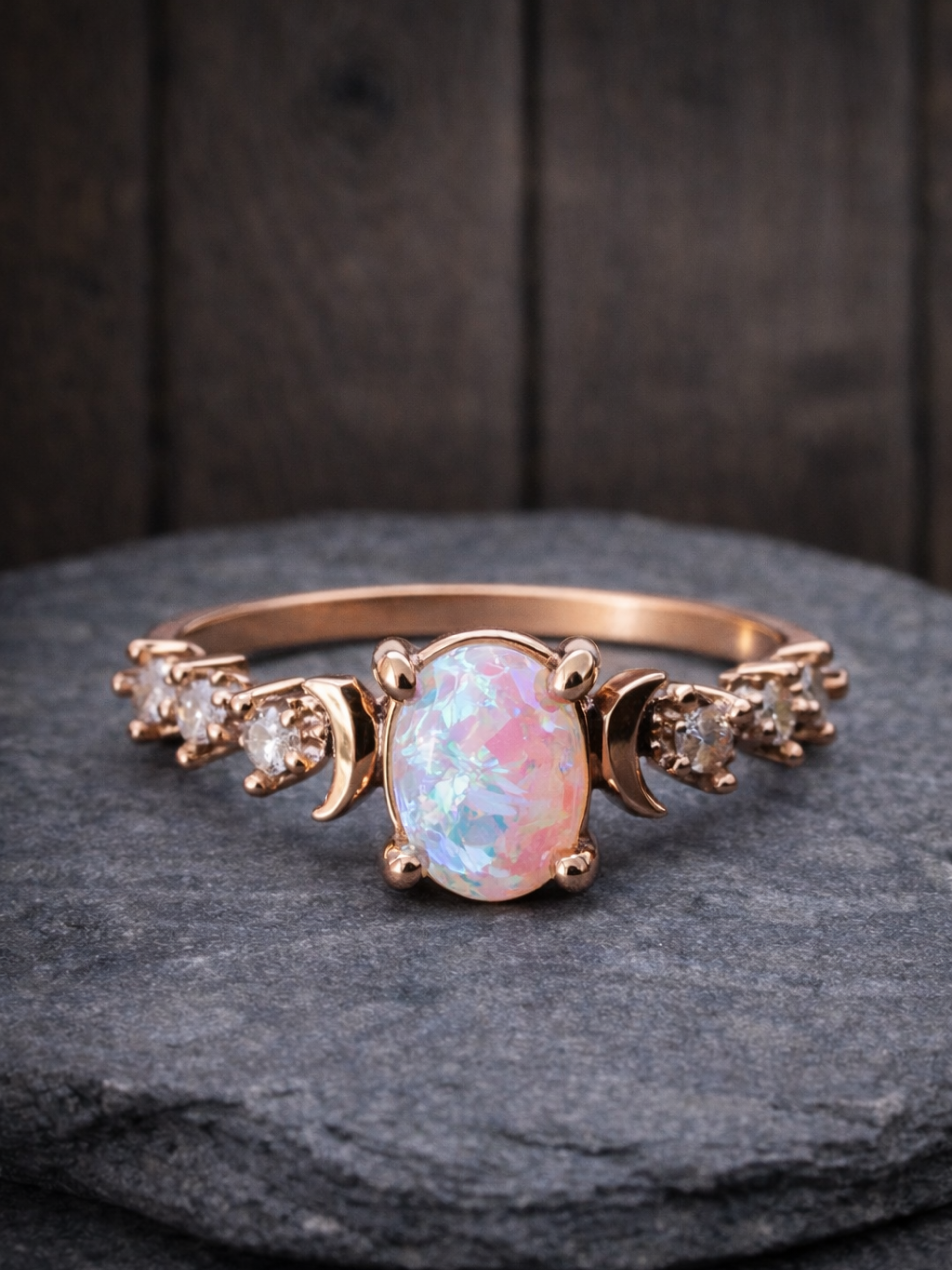 Moonstone ring